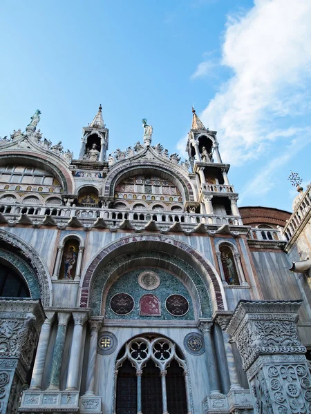 Palácio do Doge e Catedral de San Marco, Veneza, Itália — Fotografia de Stock