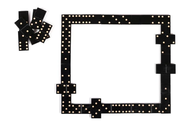 Frame of domino — Stock Photo, Image