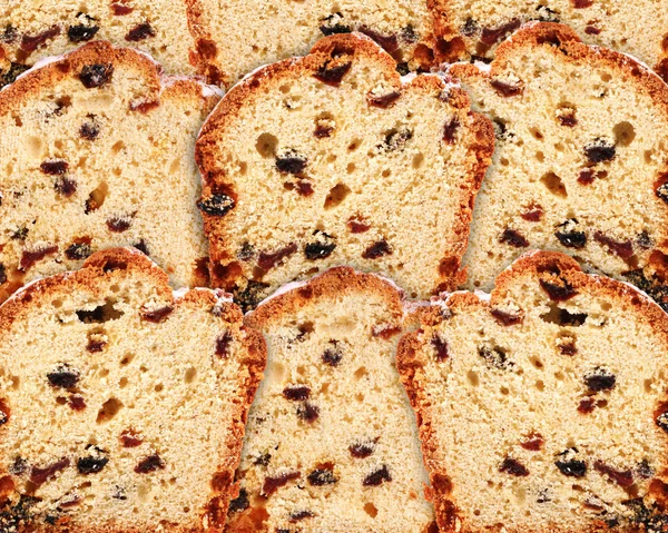 Üzümlü kek dilimleri — Stok fotoğraf