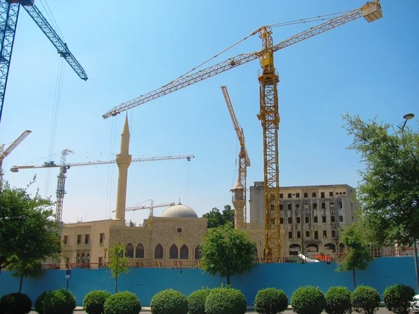 stock image Restoration of a mosque in Beirut, Lebanon