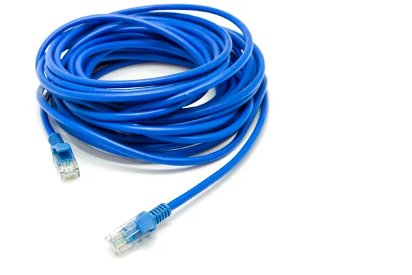 Blue internet wire — Stock Photo, Image
