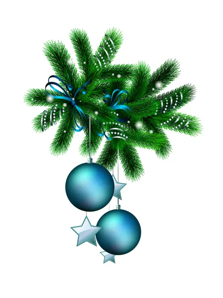 Větve vánočního stromu — Stockový vektor