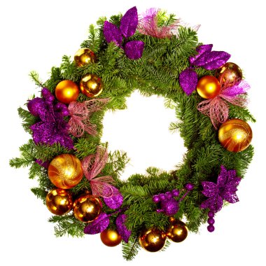 Christmas wreath clipart