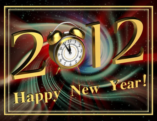 Contesto per il nuovo anno 2012 — Foto Stock