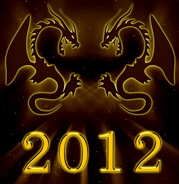 Contexte pour la nouvelle année 2012 — Photo