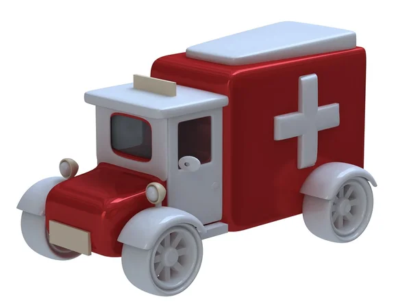 Akut ambulans bil — Stockfoto