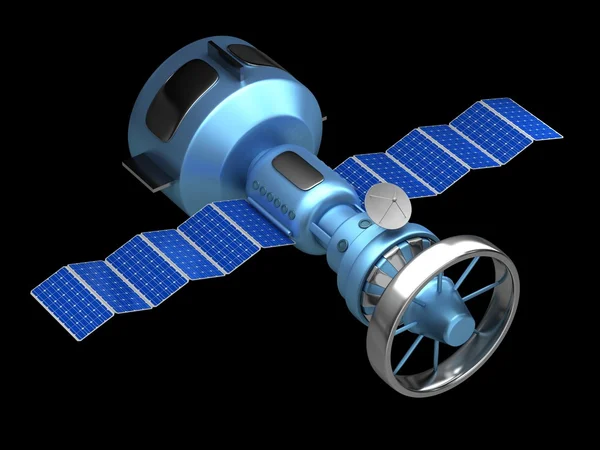 Modell av en konstgjord satellit — Stockfoto