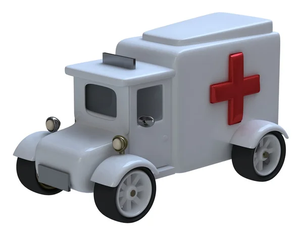Carro de ambulância de emergência — Fotografia de Stock