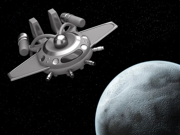 Модель космического корабля — стоковое фото