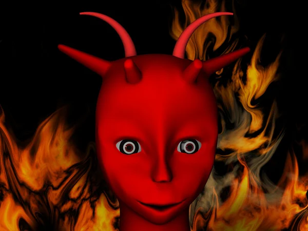 stock image Red demon