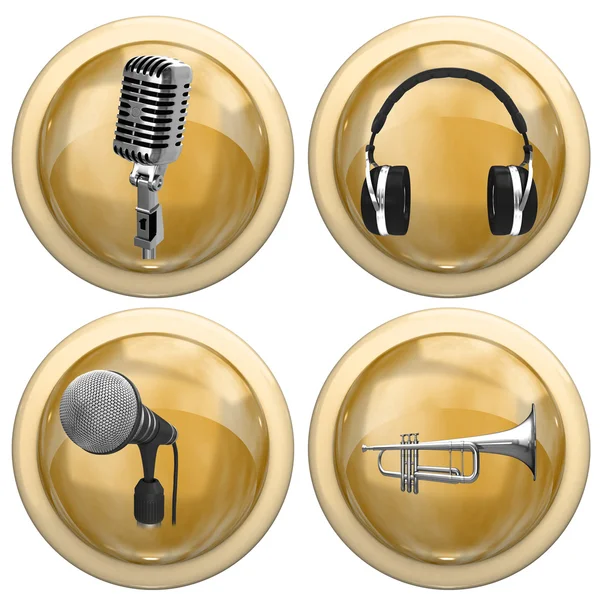 Set of web buttons — Stock Photo, Image