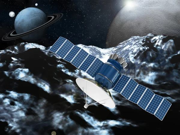 Модель искусственного спутника — стоковое фото