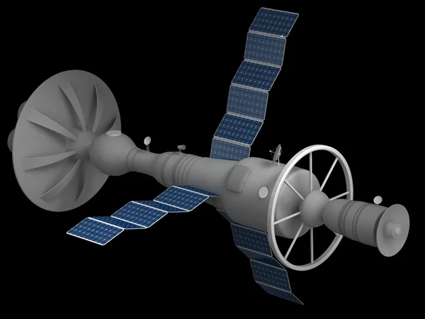 Model sztucznym satelitą — Zdjęcie stockowe