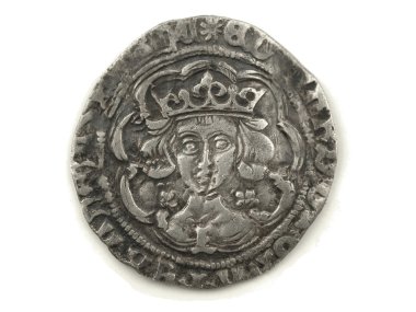 Edward IV Silver Coin 1464-1470 clipart