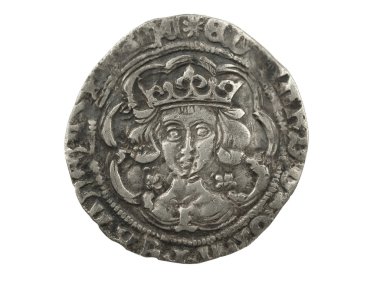 Edward IV Silver Coin 1464-1470 clipart