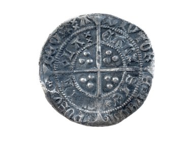 Henry gümüş un dövülmüş VI 1430-1431, yüz üzerinden