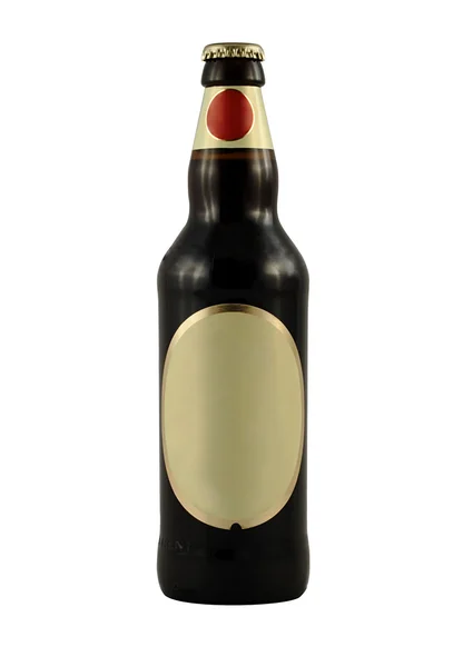 stock image A Traditional British Brown Ale Bottle