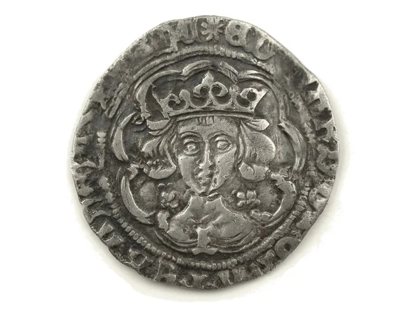 Edward iv ασημένιο κέρμα 1464-1470 — Φωτογραφία Αρχείου