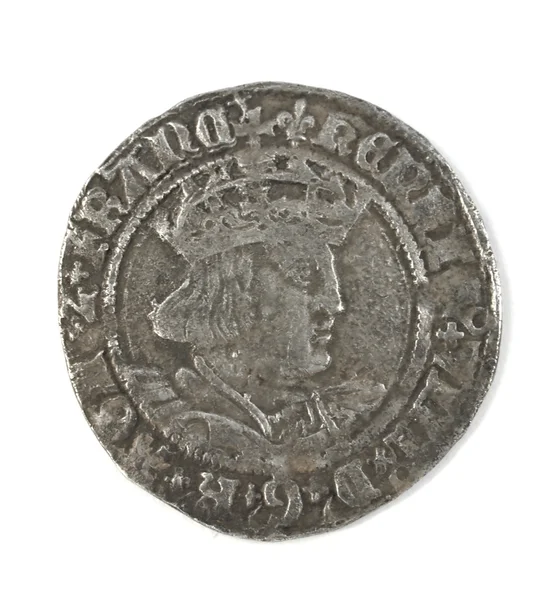 Henry VIII Groat 1526-1544 - Obverse — Stock Photo, Image