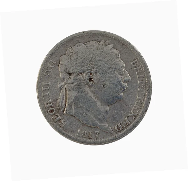 Hammered Silver Penny Edward I — Stock Photo, Image