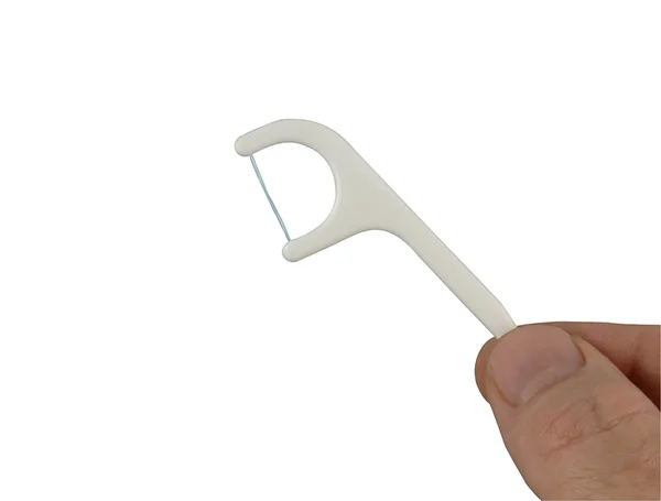 A Dental Flosser Ready for Use — Stock Photo, Image