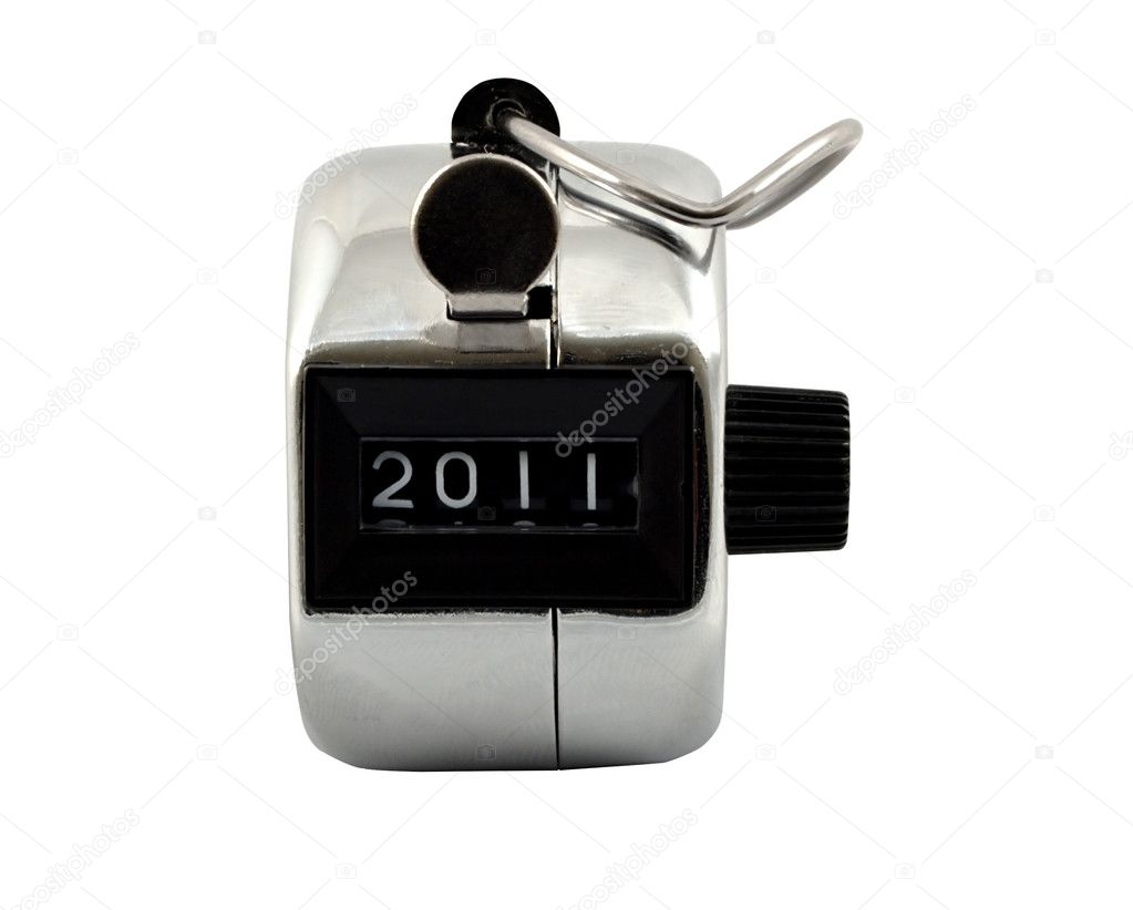 A Counter Showing the New Year