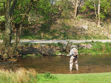 Fly Fishing, River Dove clipart