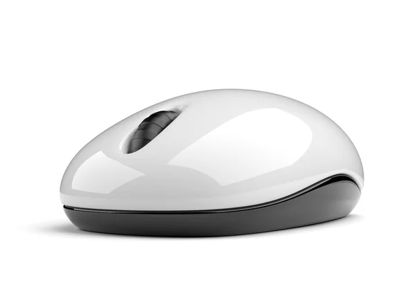 Компьютерная мышь 3d иллюстрация. Изолированный на заднем плане белый — стоковое фото