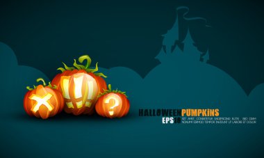 Halloween Poster | Objects Separated on layers named accordingly clipart