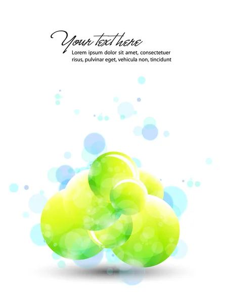 Sphères transparentes colorées, orbes — Image vectorielle