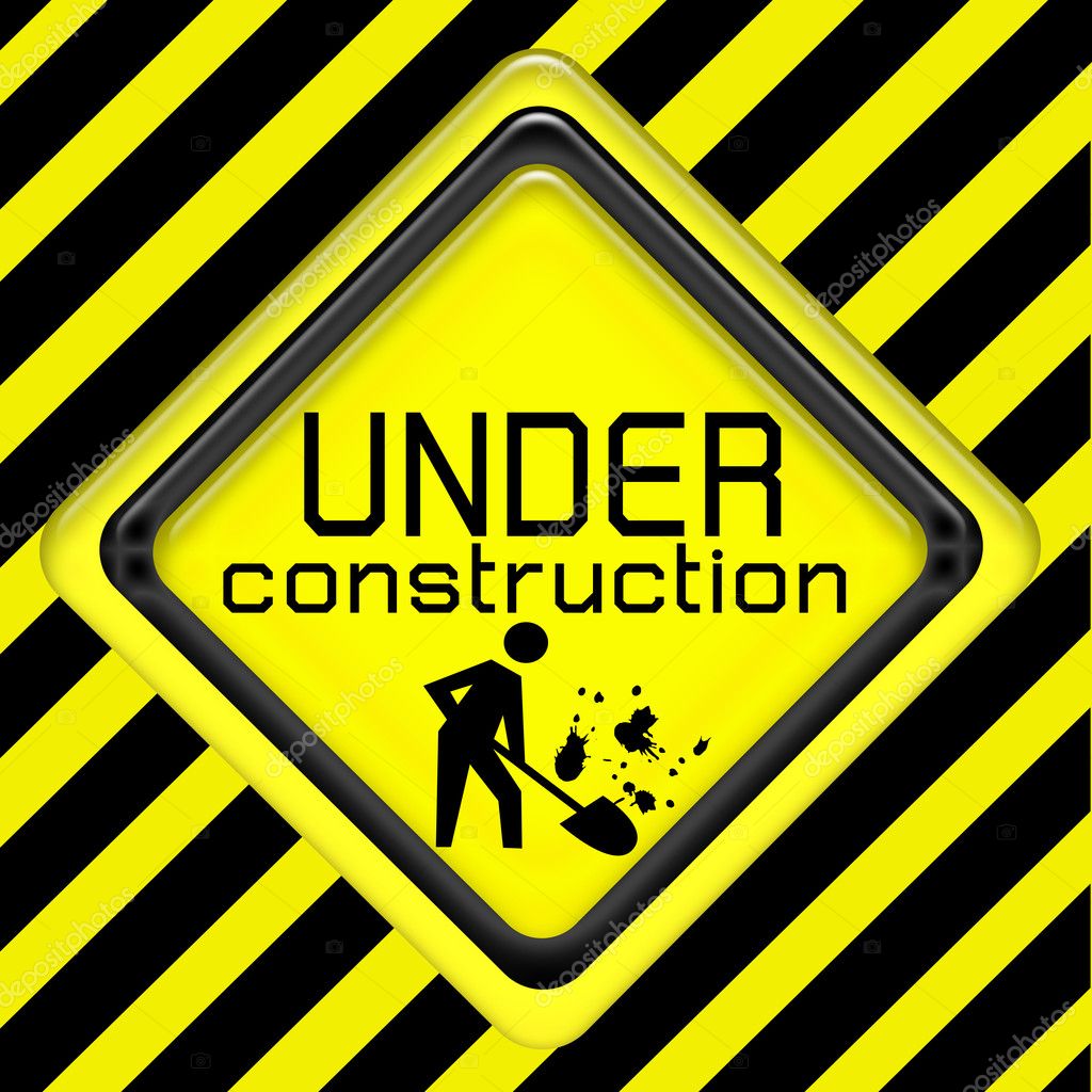 Under construction sign — Stock Photo © porjai #7379772