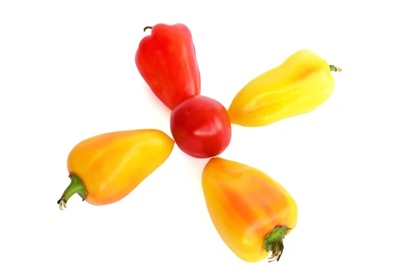 Pepper and tomato — Stock Photo, Image