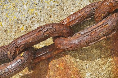 Rusty Old Chain clipart