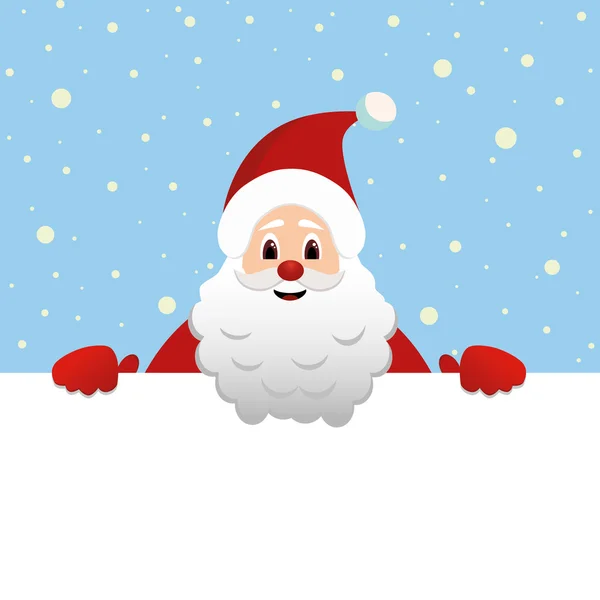 Lycklig jultomte — Stock vektor