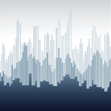 Abstract city background clipart