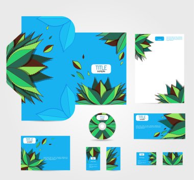 Green leafs clipart