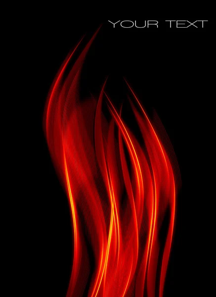 빨간 불꽃 — 스톡 사진