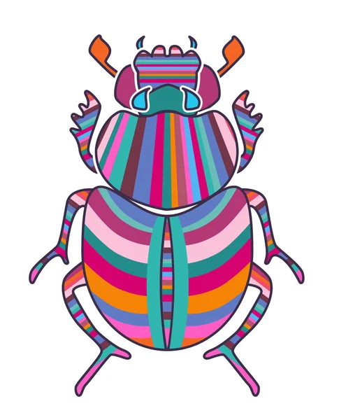Escarabajo — Vector de stock