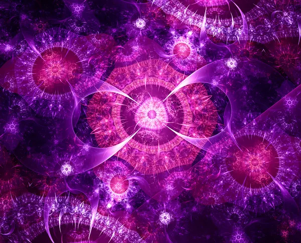 Tło fioletowy fraktal — Zdjęcie stockowe