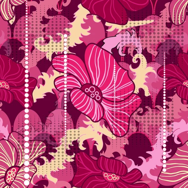 Patrón floral abstracto — Archivo Imágenes Vectoriales
