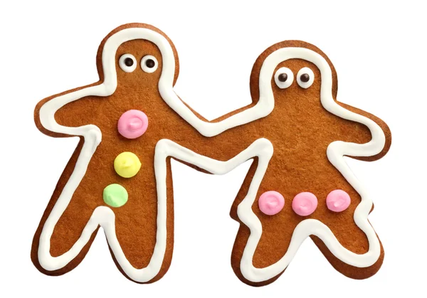 Gingerbread couple — Stock Photo, Image