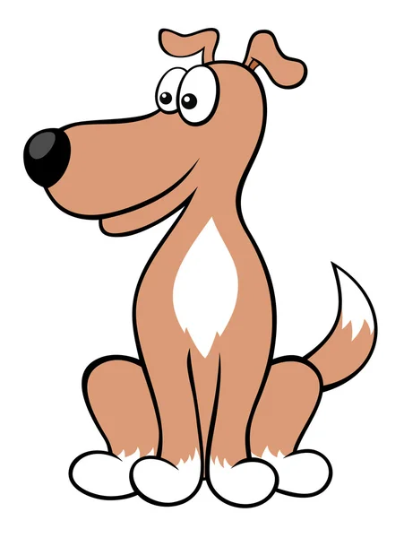 Γελοιογραφία σκυλάκι στυλ — Διανυσματικό Αρχείο