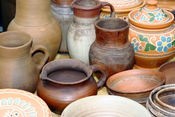 Potter's jugs — Stock Photo, Image