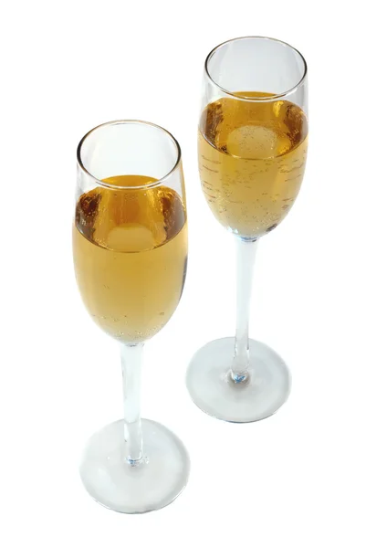 Two glasses of champagne. — Stock Photo, Image