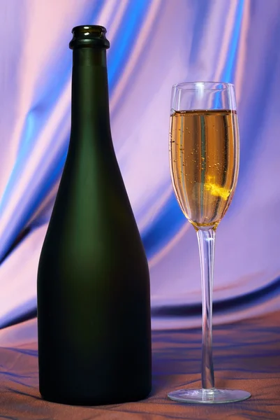 Glass of champagne Royalty Free Stock Photos