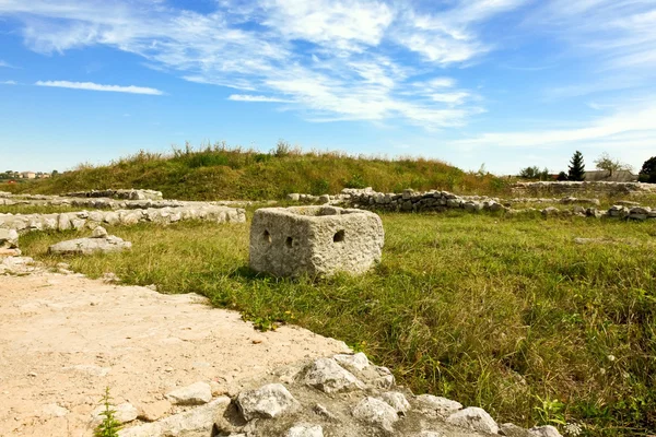 Rovine di Potaissa, fortezza romana in Romania — Foto Stock