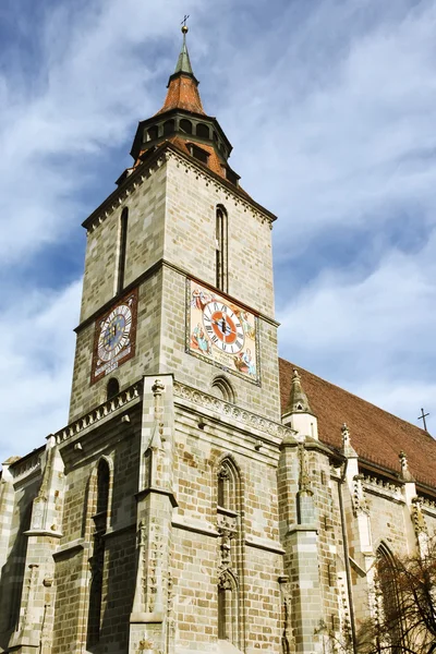 Портрет вистрілив з чорної церкви від Брашов — стокове фото
