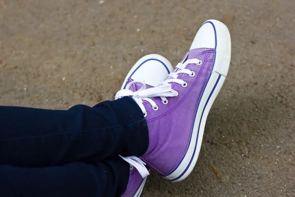 stock image Violet shoes