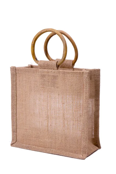 Linen shopping bag — Stock Photo, Image