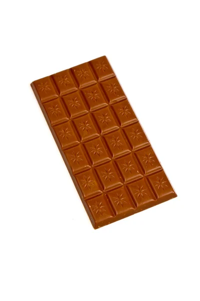 Barra de chocolate buraco — Fotografia de Stock